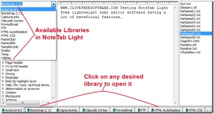 NoteTab Light 03 free text editor