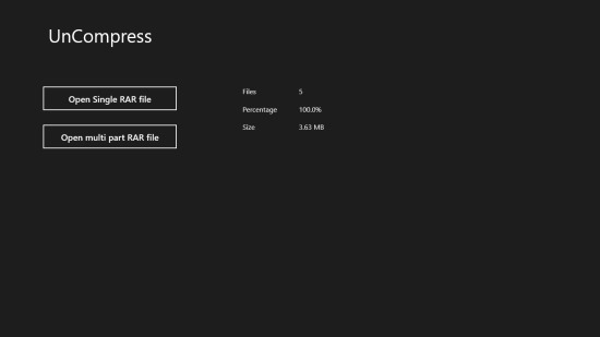 RAR Archiver For Windows 8 UnCompress App