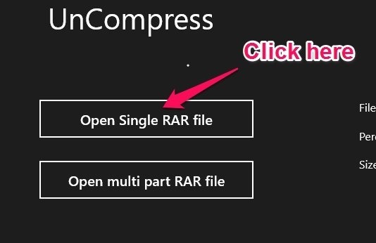 RAR Extractor For Windows 8