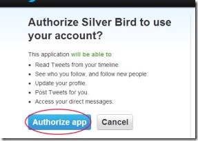 Silver Bird 02 Twitter extension