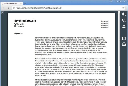 SlashCV generated resume