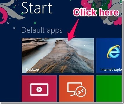 Steps to view hidden files in Windows 8