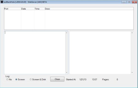 awBlackHole file upload server default window