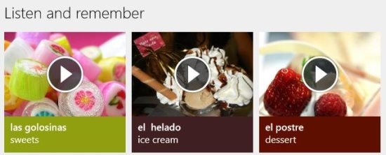 learn spanish in windows 8 app