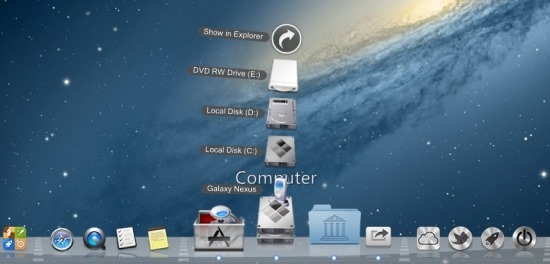 mac theme for windows 8 dock