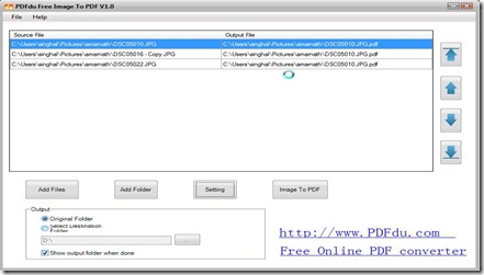 PDFdu Free Image to PDF Converter