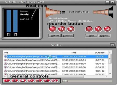 Audio recorder for free