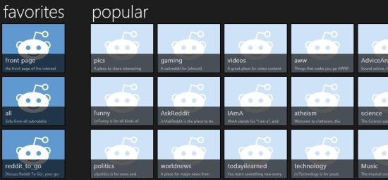 reddit app for windows 8