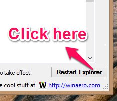 restart explorer in windows 8