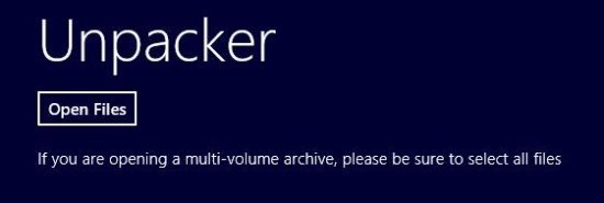 windows 8 app to extract rar files