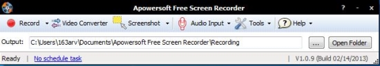 Apowersoft Screen Recorder interface