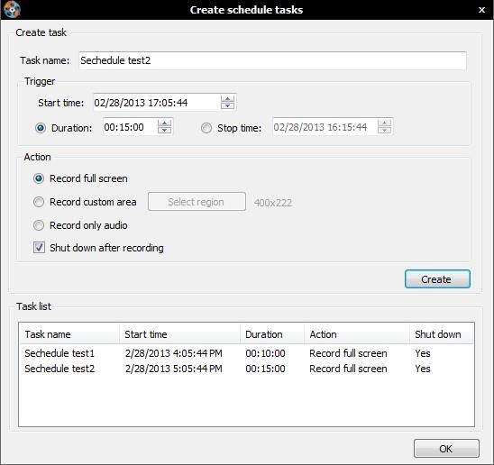 Apowersoft Screen Recorder scheduled recording