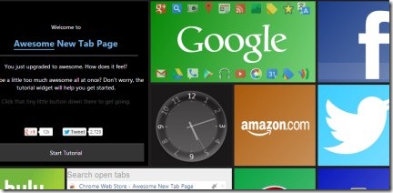 Awesome New Tab Page 01 customize new tab