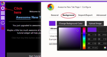 Awesome New Tab Page 04 customize new tab