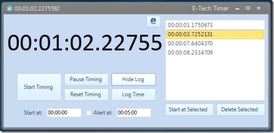 E-Tech Timer