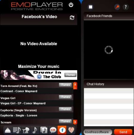 EmoPlayer Facebok connected