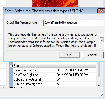 Exif Pilot editing metadata