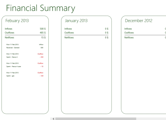 Expense Manager App For Windows 8 My Wallet Pro