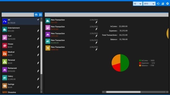 Expense Tracking App For Windows 8