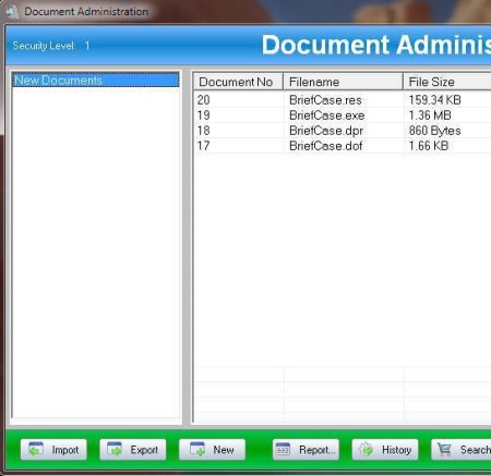 FileWall adding document
