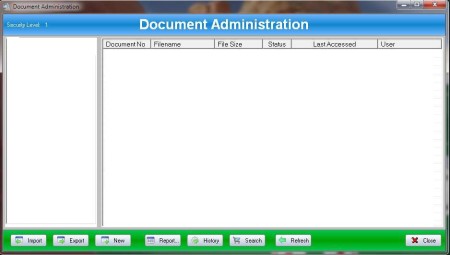 FileWall free database software default window