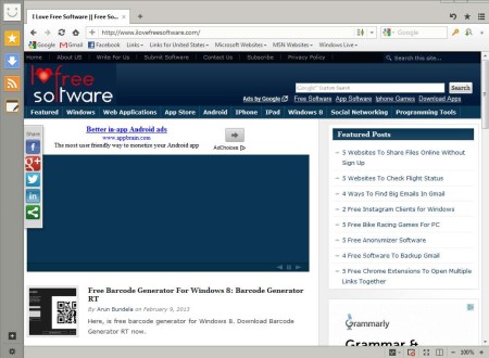 Maxthon Cloud Browser free web browser default window