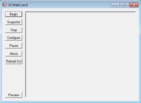 SCWebcam screenshot utility default window