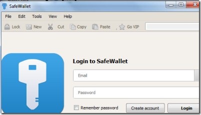 SafeWallet 01 free password manager