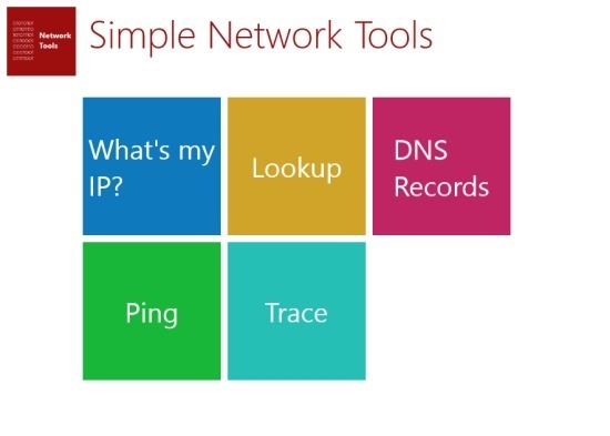 Simple Network Tools For Windows 8
