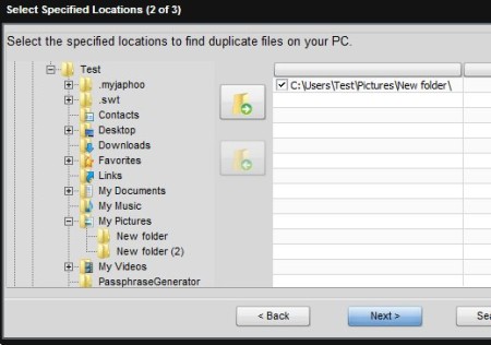 Soft4Boost Dup File Finder select directories