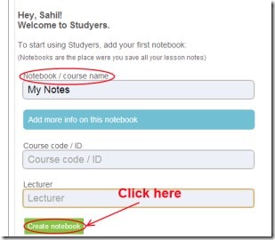 Studyers 02 create notes