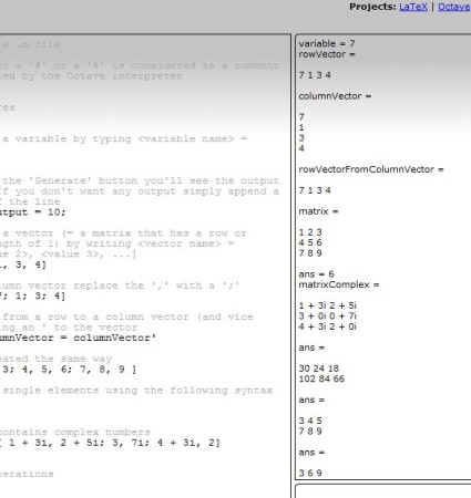 Verbosus Octave working