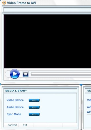 Video Frame To AVI default window