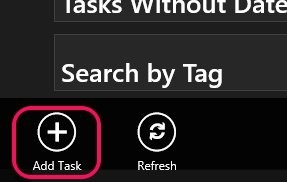 add task button