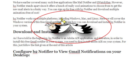 b2 notifier mail notification
