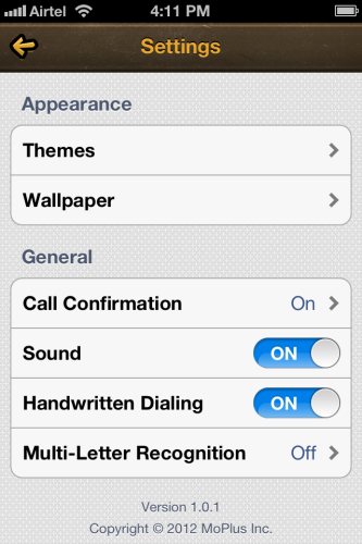 color phone settings