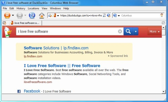 columbus browser browsing