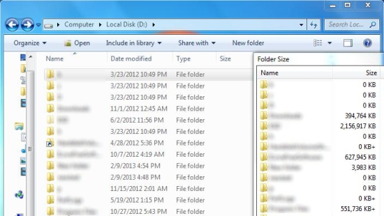 folder size 2.6 interface