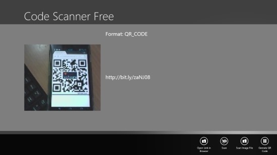 free qr code scanner for windows 8
