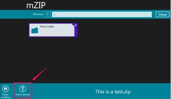 how to extract zip files in widnows 8 mzip