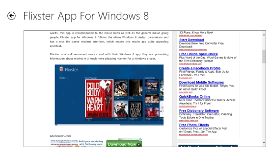 other google reader app windows 8