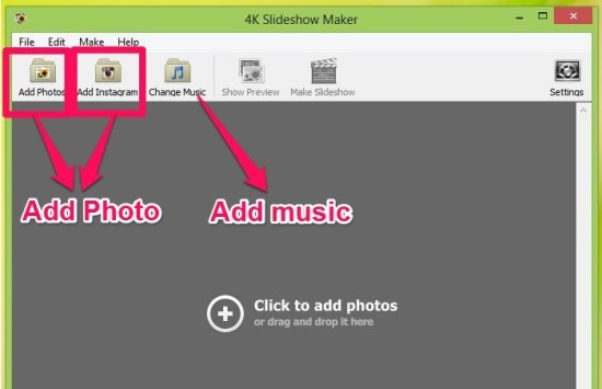 4K Slideshow Maker For Windows 