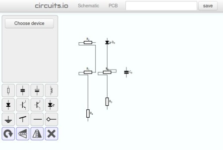 Circuits schematic creator