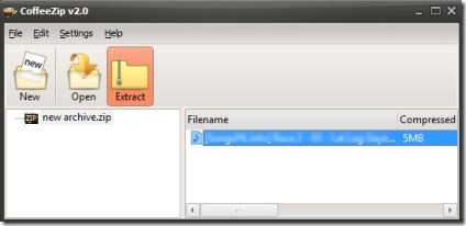 CoffeeZip 01 file archiver