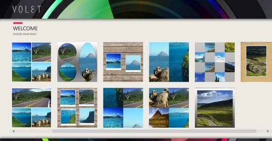 Collage App For Windows 8 Volet