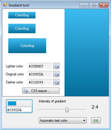ColorBug gradient tool