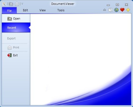 Document Viewer default window