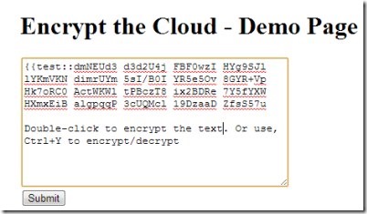 Encrypt the Cloud 02 send encrypted messages