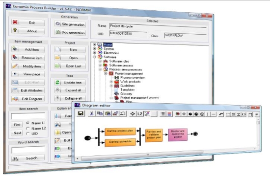 Eunomia Process Builder interface 01
