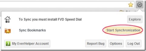 EverSync 01 sync bookmarks
